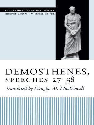 cover image of Demosthenes, Speeches 27-38